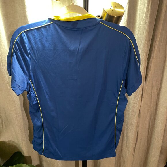 Lohla Sport Golf Womens Melissa Top M/L - Shortsleeve - Blue/Yellow - Picture 6 of 6